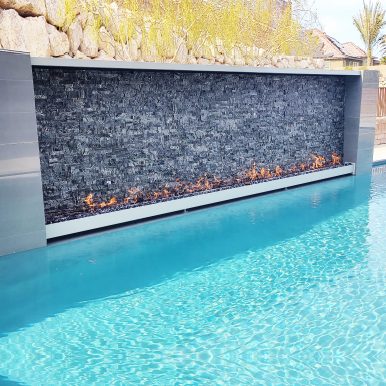 types of water features for pools