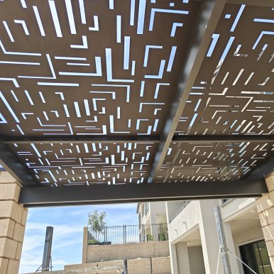 Modern Style Shade Panel