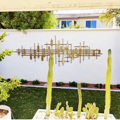 Gold Color Modern Wall Art
